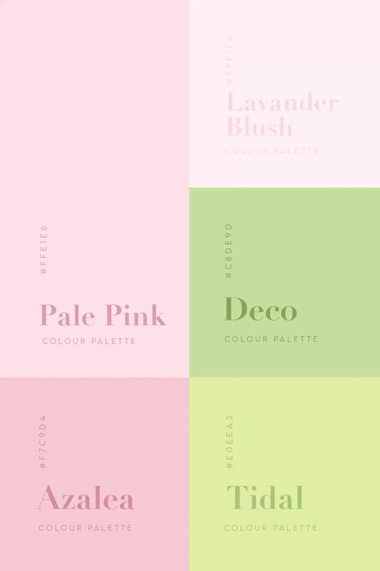 🌸 Colores que inspiran calma: el poder de los tonos pasteles